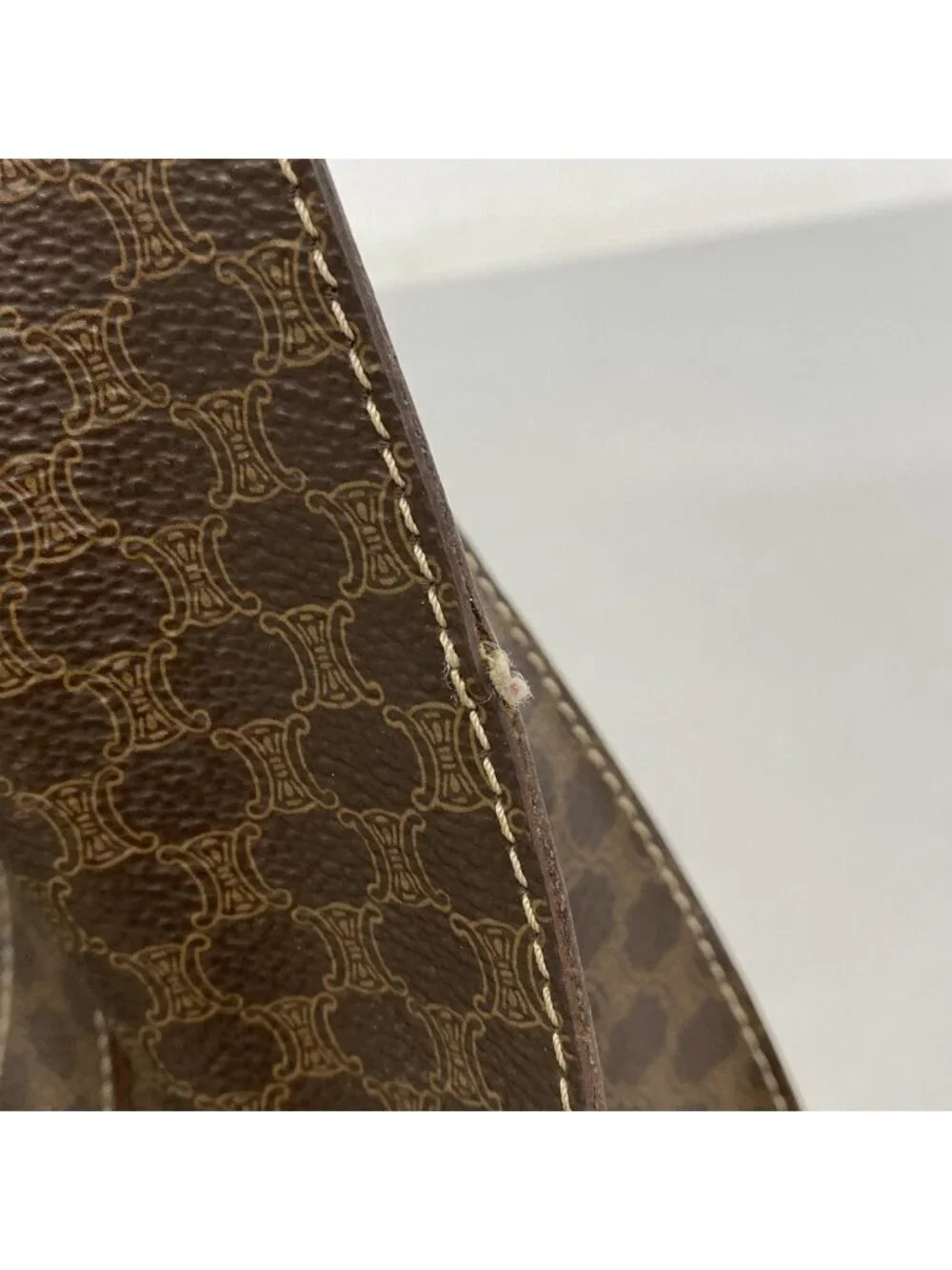 Celine Tote Macadam Brown Gold